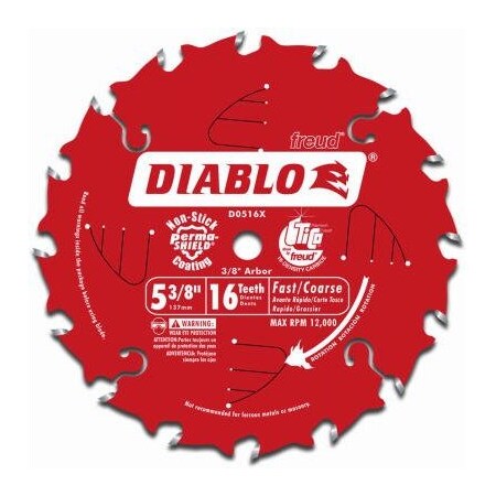 Diablo 538x16TCRDLSSaw Blade D0516X